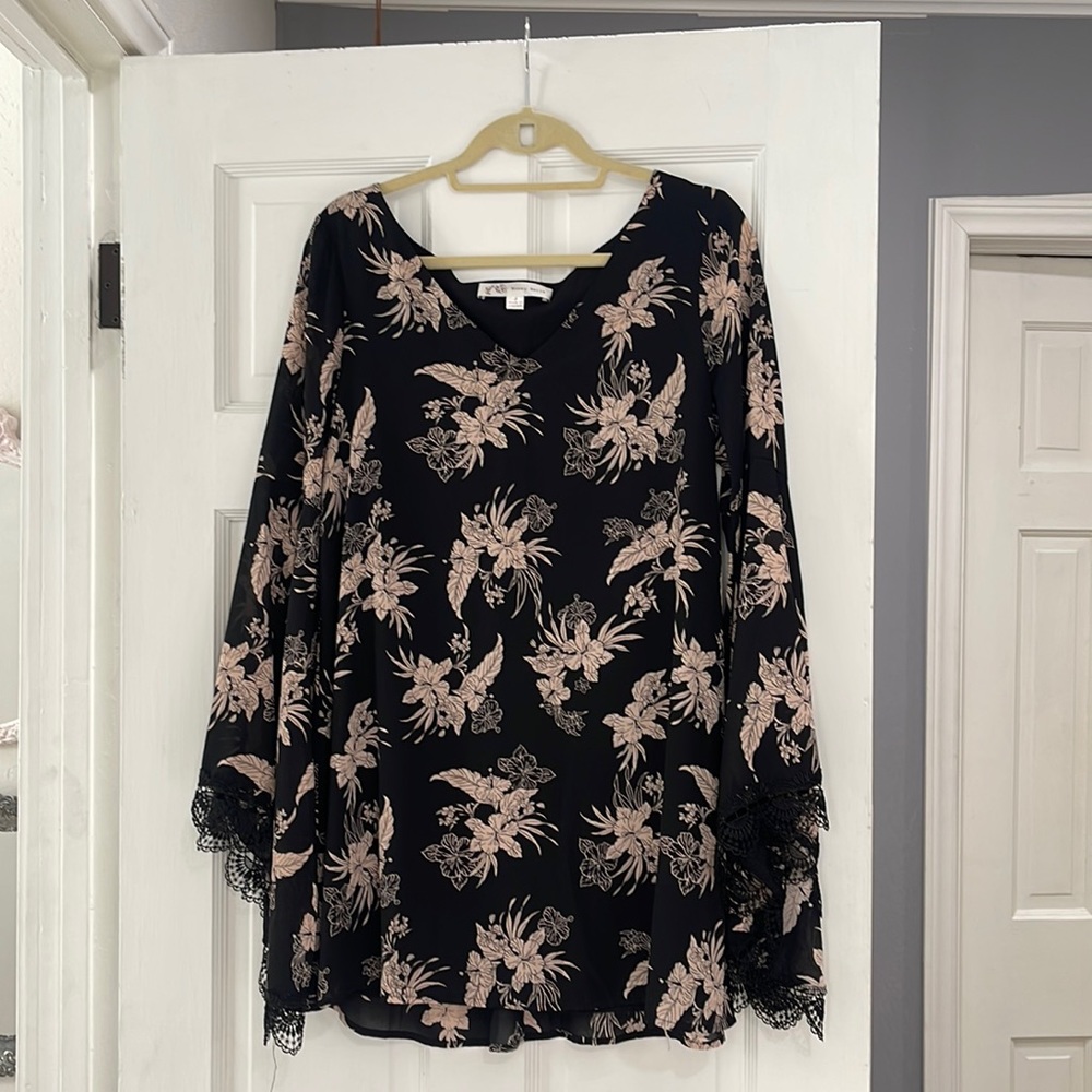 Black Floral Dress